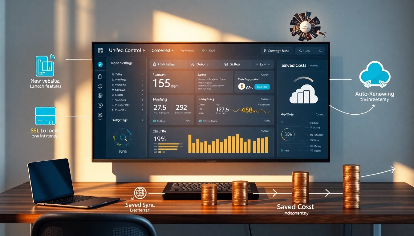 domain management and web hosting integration-article